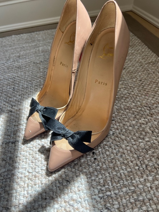 Christian Louboutin Shoes - Christian Louboutin Patent Leather D'Orsay Pumps 37